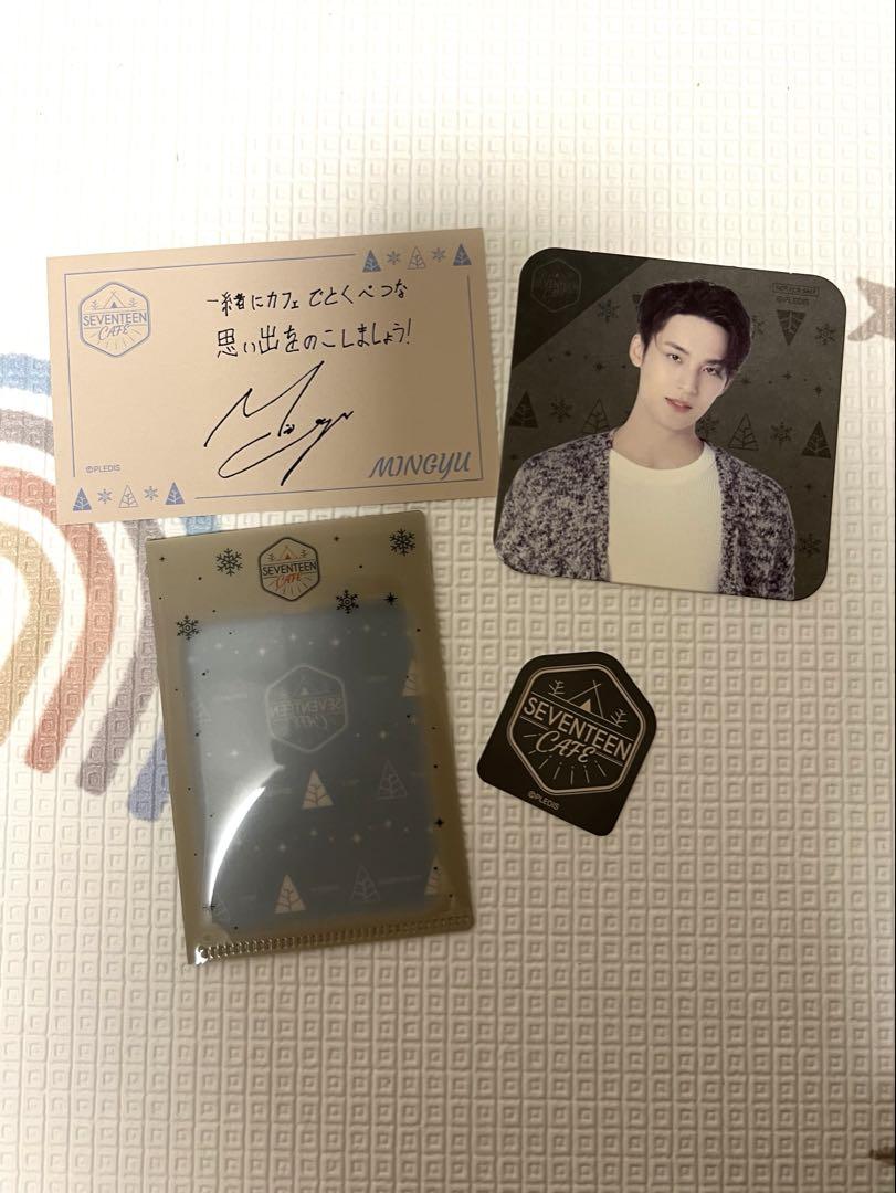 

[USED] seventeen mingyu mingyu mingyu sevuchi cafe coaster