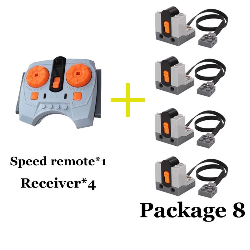 Power Functions Baustein Technische Motorteile Multi PF Werkzeug Kompatibel 8293 8883 Auto Zug M L XL Servomotor Steine Spielzeug