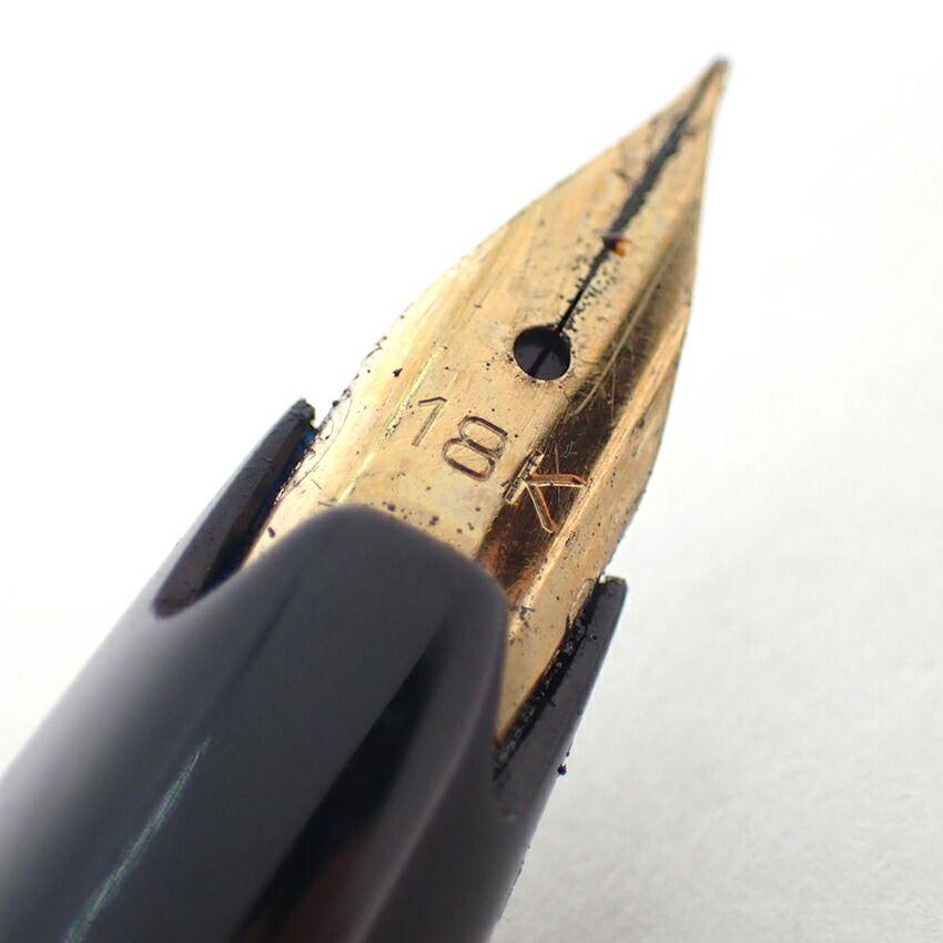 Used SAILOR Fountain Pen, Nib 18K, Black x Gold /j242-2