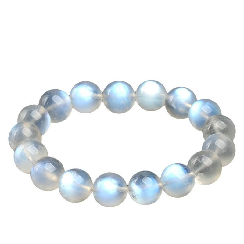 Hongchu Crystal Natural Cream Blue Moonstone Bracelet Fresh Blue Moonstone Bracelet