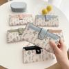 Printed Women Long Wallet Flower Multiple Cards Purse Organ Card Holder Two Fold Purse  Daily