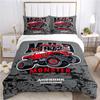 Copripiumino Monster Truck Catroon Monster Jam Set Biancheria da Letto Copripiumino Morbido e Federe per Adolescenti Singolo/Matrimoniale/Queen/King