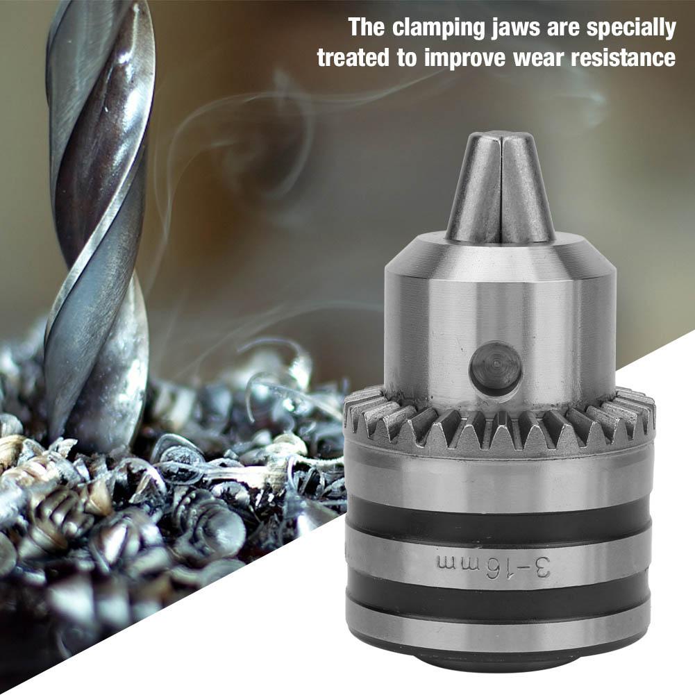 B16 3.0 16mm Keyless Chuck Adapter Kit High   Rustproof Wear Resistance for Top Socket Stainless Steel Material