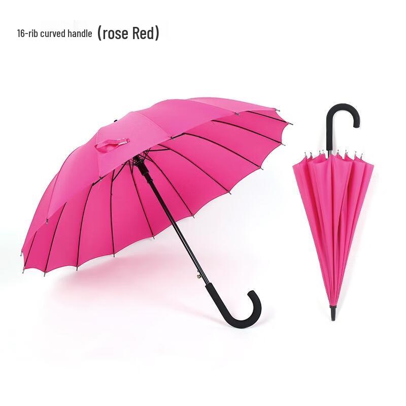 Automatic 16-Rib Long Handle Umbrella