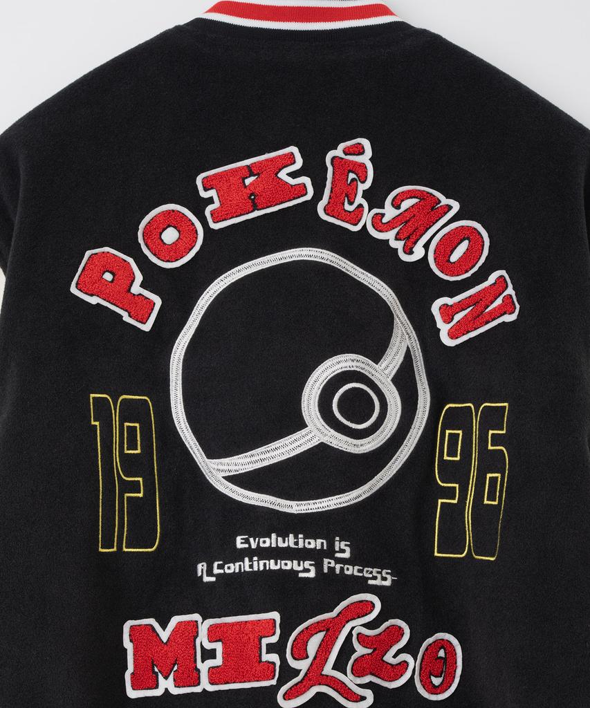 Millo Archive [Pokémon] Evolution Varsity Jacket [Black]