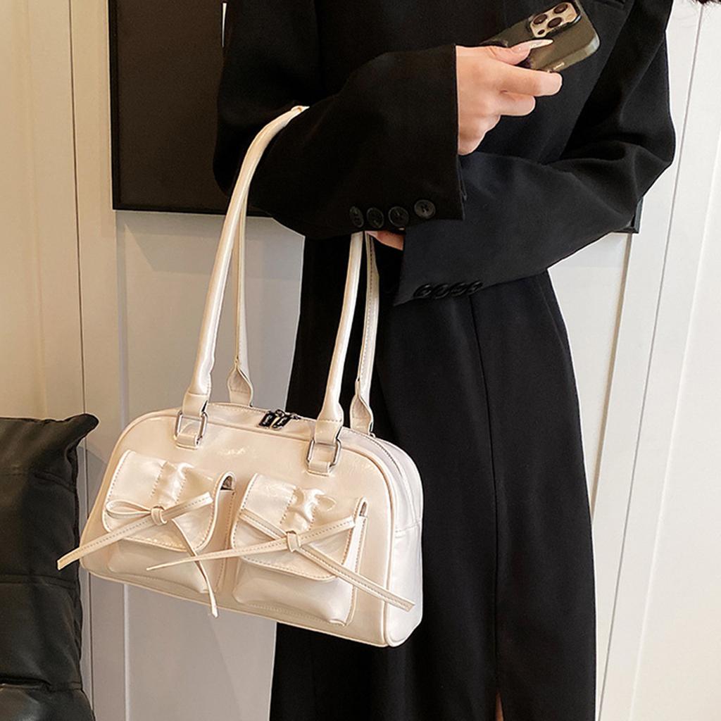 Ladies Elegant PU Shoulder Bag Fine Workmanship and Temperamental Handbag Exquisite Gift for Ladies Birthday