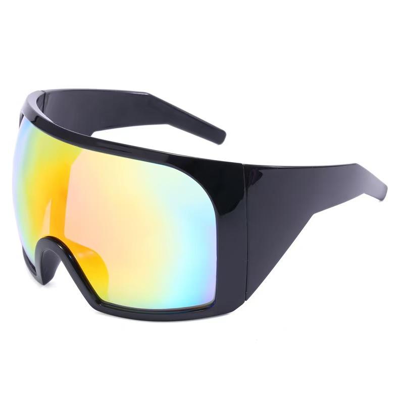 

Oversized Sunglasses Men Anti Wind Personal Large Shades Futuristic Fashion Future Shield Eyewear UV400 Cycling Sun Glasses 1PC