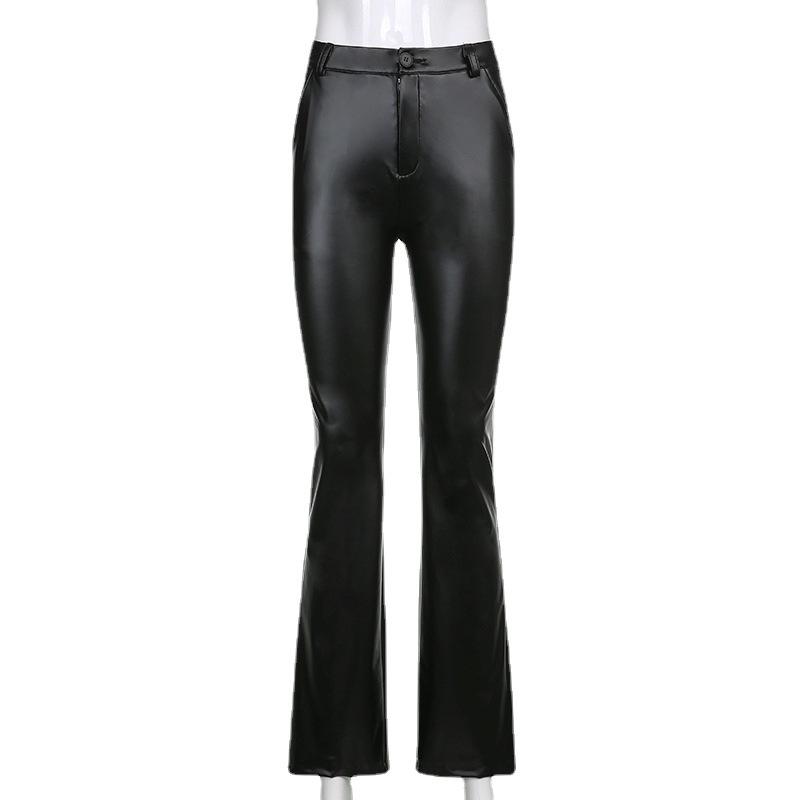 High Waist Micro Flared Pants 
