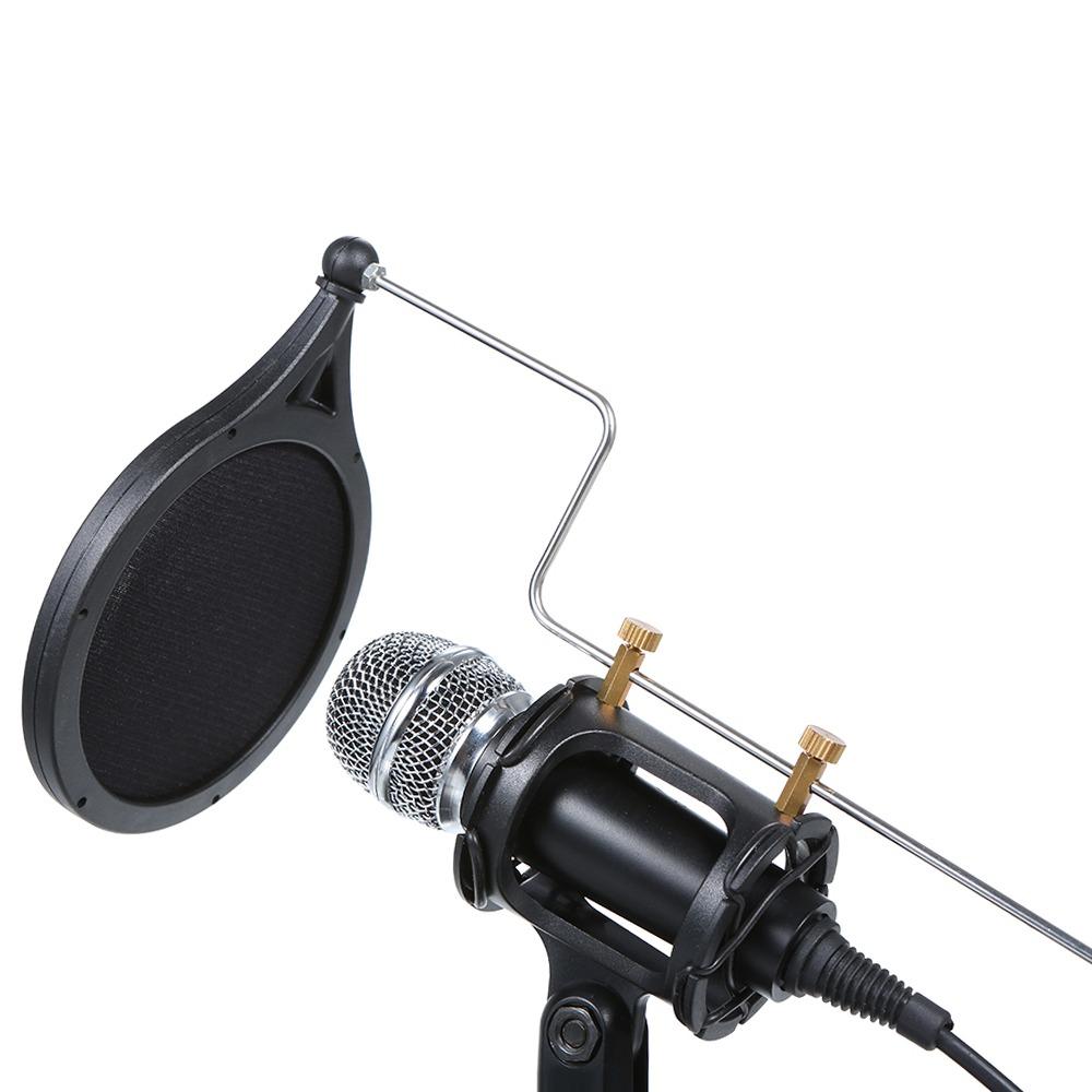 Microfone de Estúdio com Fio Microfone de Karaoke de Alta Sensibilidade Microfone Condensador de Tamanho Mini Streaming