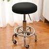 Washable Chair Seat Cover Slipcover with Elastic Bands Round Stool Covers Removable Bar Stool Covers for Bar Swivel Chair