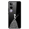 For Vivo Y400 5G Case Y 400 6.67" Animal Wolf Lion Tempered Glass Hard Back Cover For Vivo Y400 2025 Phone Cases Soft Bumper Bag