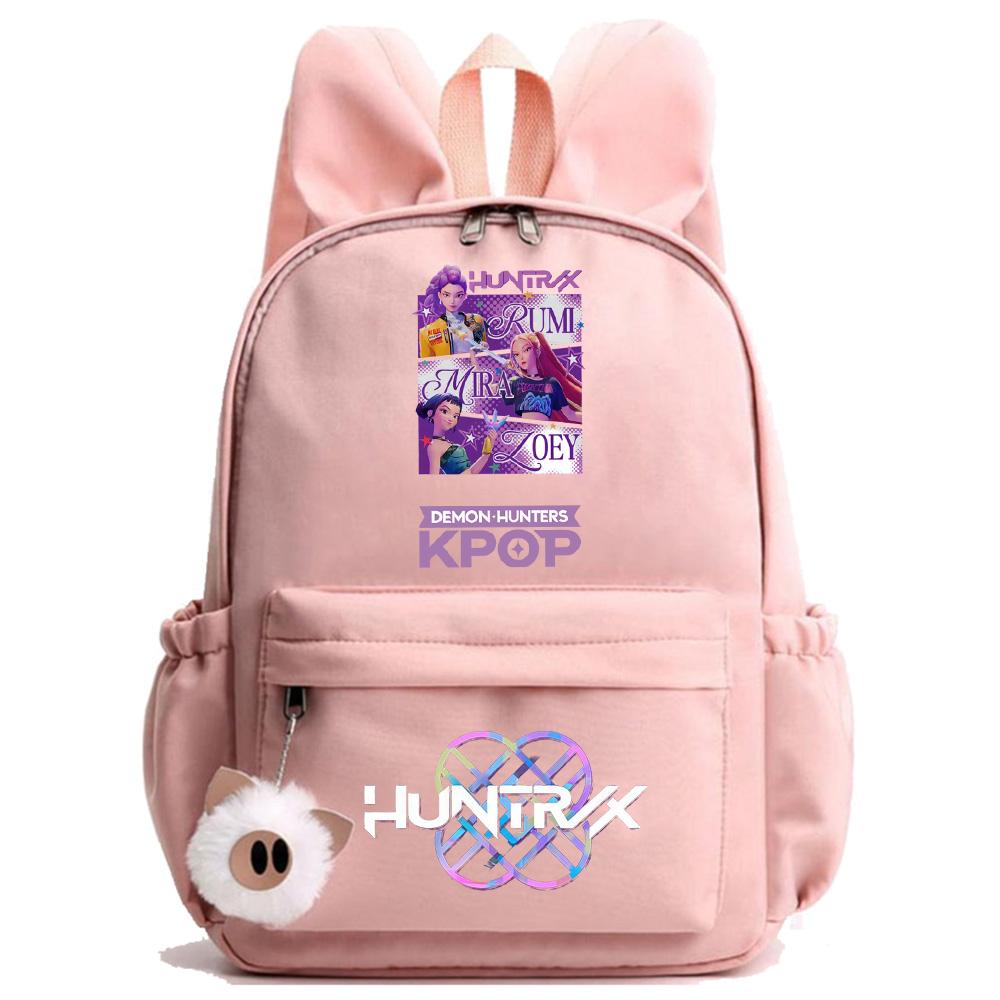 Anime Cute K-Pop Printed Backpack Student Teenager Bookbag for Boy Girl Schoolbag Kid Gift Women Large Capacity Travel Bag Mochila