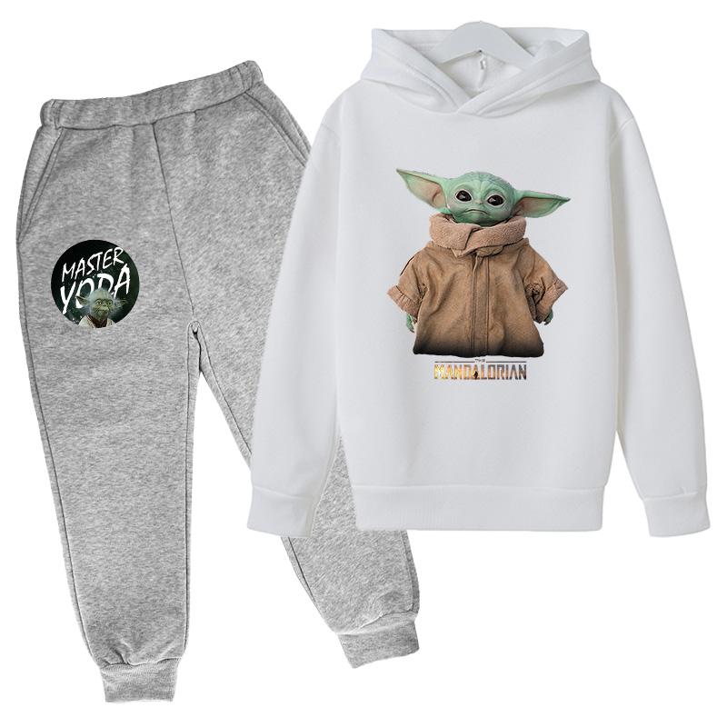 

Дитячий набір худі Мандалорець Хлопчики Смішний Осінній Дитячий милий Худі Топ + Довгі Штани 2 шт. Костюм Дитячий одяг 24M помаранчевий