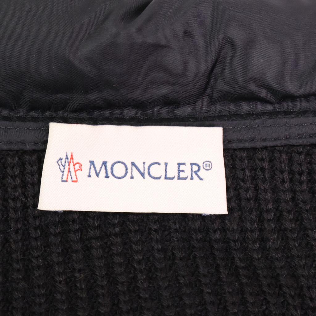 MONCLER MAGLIONE TRICOT CARDIGAN zip-up down jacket Jacket S blackUsed