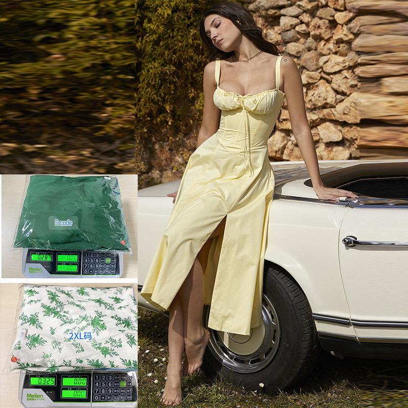 2026 Elegant French Summer High-End Sling Dress for Women