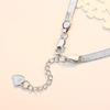  Sterling Tone Anniversary Giveaway Present Modish Stylish Women Blade Bracelets Classic Short Adjustable Charming JewelryFashion Wrist