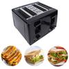 4   Toaster Compact Stainless Steel Electric Toaster with 6   Settings Extra Wide Slots Removable Crumb Tray for Breakfast