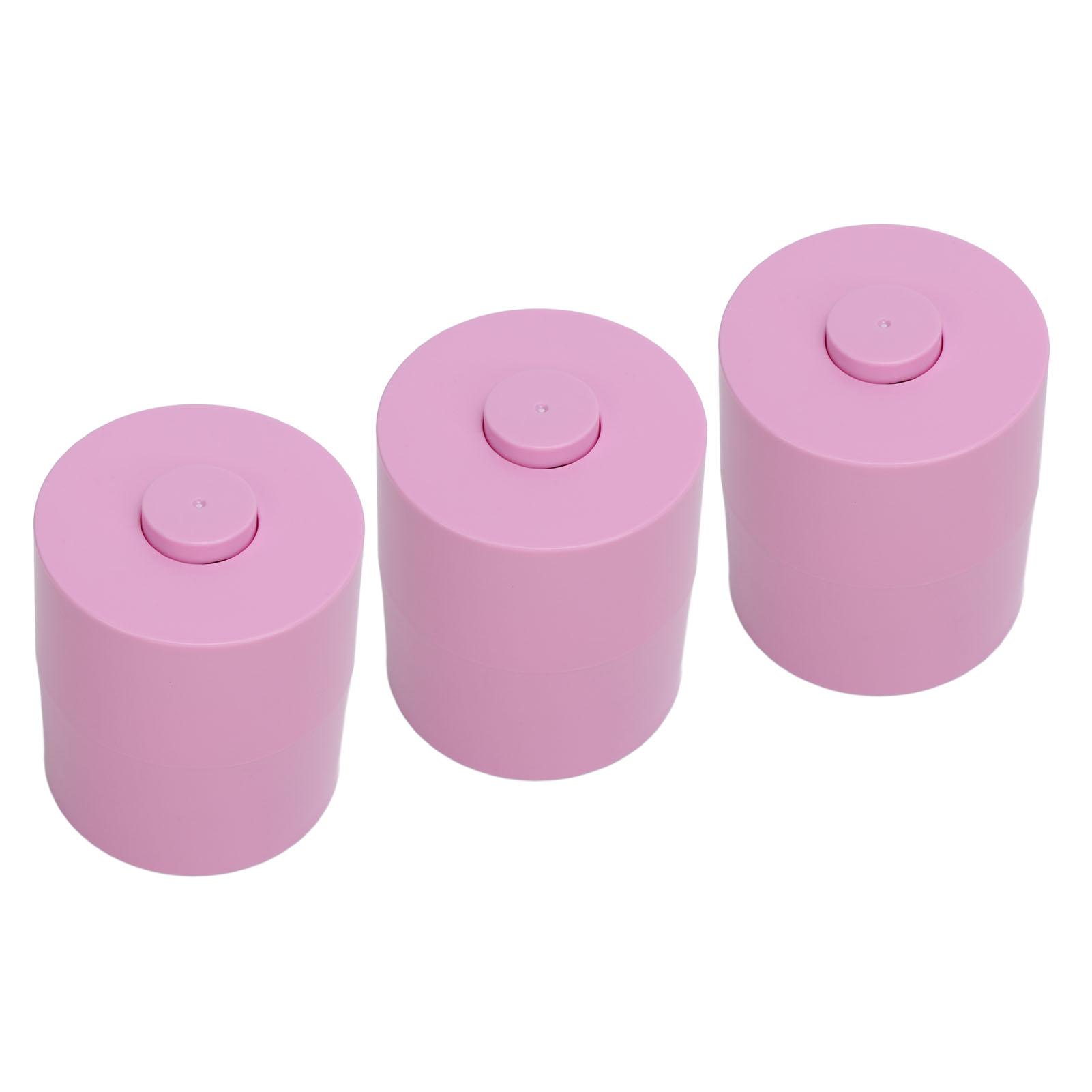 

3pcs 200ML Eyelash Glue Storage Lk Proof 3 Bottles Capacity Adhesive Jar Holder Glue Container for Lash Extensions