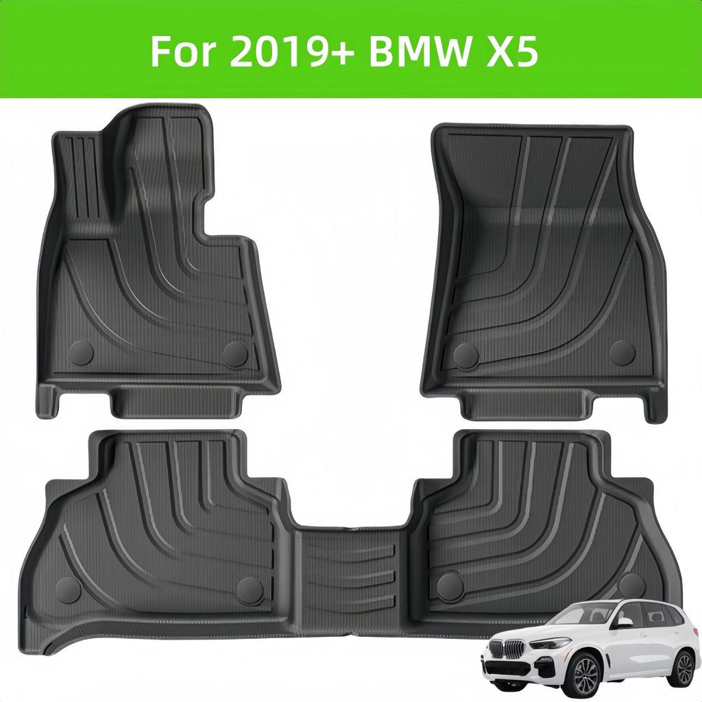 3D TPE Floor & Trunk Mats for 2019-2024 BMW X5