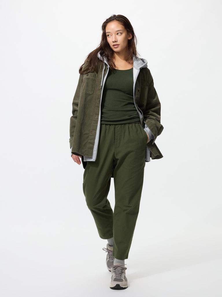 Uniqlo Cotton Relax Ankle Pants  Leg Length 61 63 Cm 