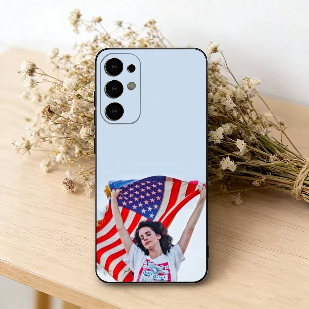 

L-Lana Del R-Rey Phone Case Black Silicone Soft For Samsung S25,S24,S21,S22,S23,S30,Ultra,S20,Plus,Fe,Lite Samsung S23ULTRA5G