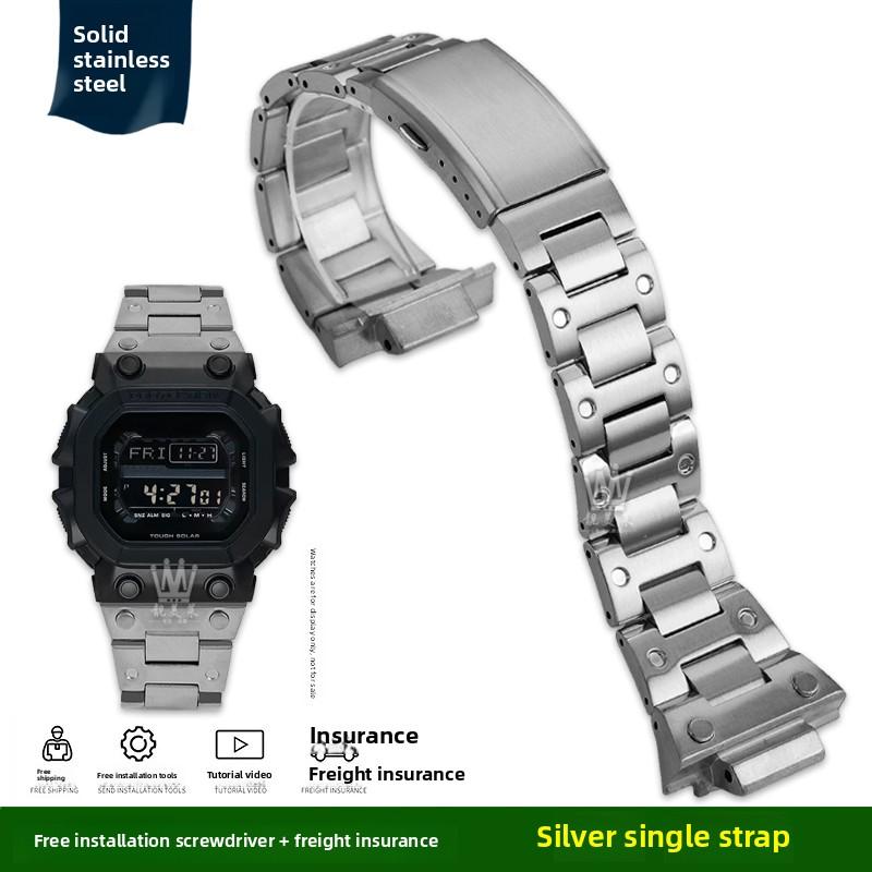 Mod Kit GX-56 Carcasă Metalică Curea Pentru Casio GSHOCK G Pătrat Mare GX-56BB GXW-56 Rama Brățară Ceas Oțel Inoxidabil Bărbați Brățară Solidă