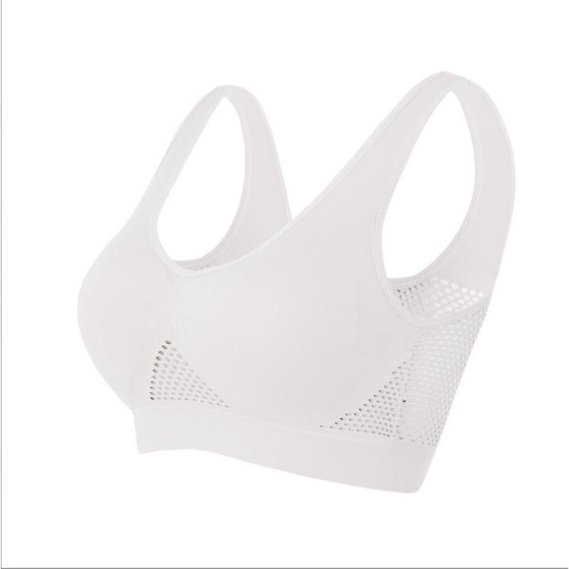 Plus Size Sömlös BH med Kuddar Komfort BH Push Up Bralette Damväst Trådlös BH Stopp Sexiga BH Underkläder