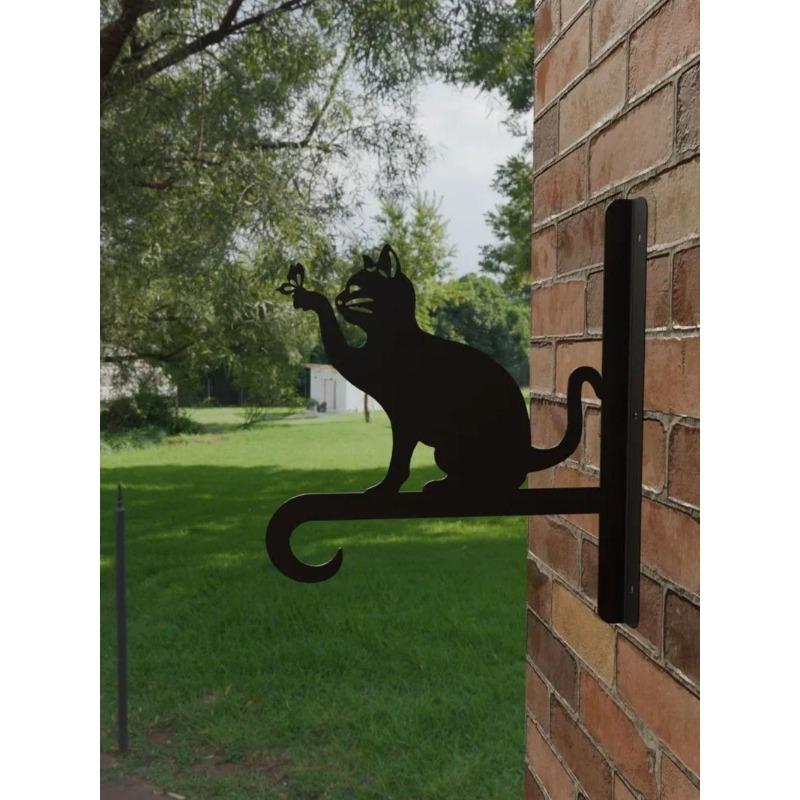 Wrought Iron Wall Bracket Pigeon Planter Flower Pot Holder