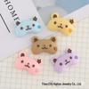 Cartoon Bear Eye Mask Series: DIY Phone Case, Hair Clip, Water Bottle Pendant, and Crocs Resin Accessories.