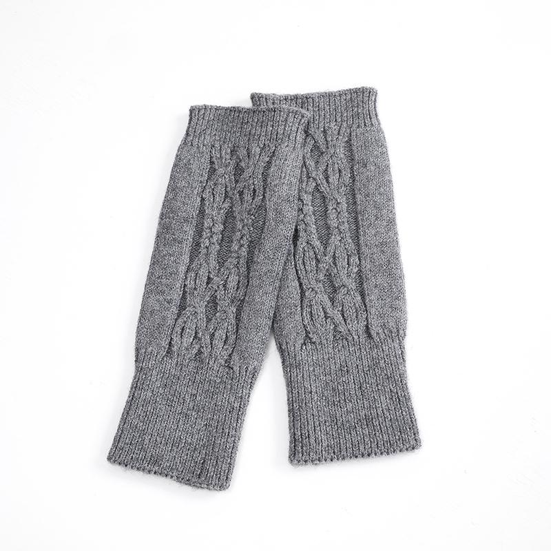 Women's Cable Knitted Soft Fingerless Gloves Warm Autumn Winter Gloves Fashion Knitted Half Finger Gloves Casual Outdoor Gloves