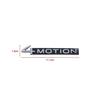 Car Styling 4Motion 3D Rear Trunk Fender ABS Chrome Zinc Alloy Emblem Badge Decal for Volkswagen Tiguan Touareg Tayron