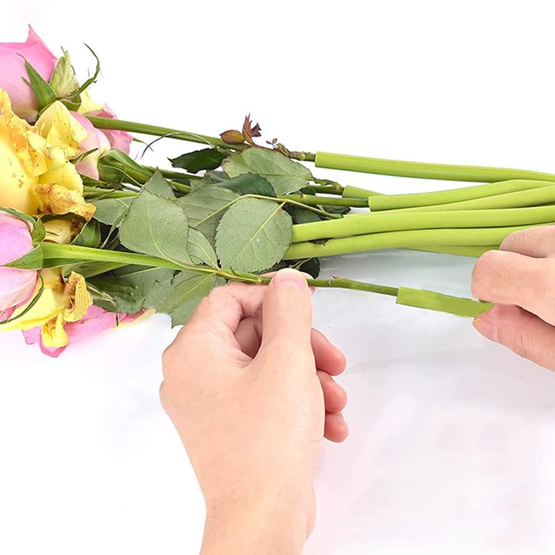 

50 шт. Имитация стебля цветка для сада, квадратного двора, сделай сам, пластиковые аксессуары для растений