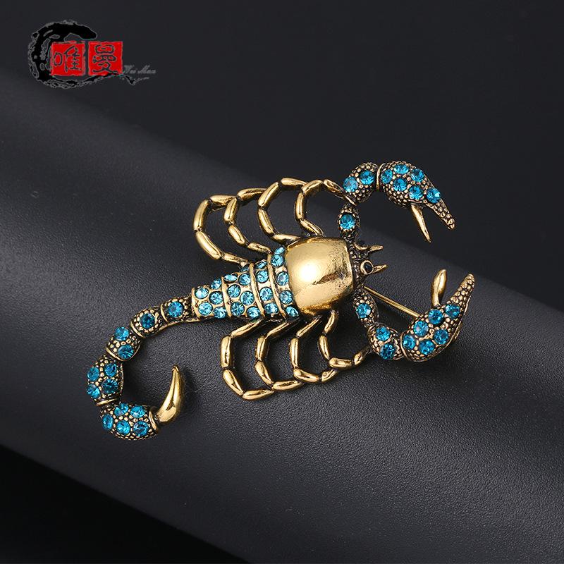 Scorpio Scorpion Brooch & Pin - Summer T-Shirt, Cheongsam Dress Accessory