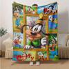 1pc. Cartoon Goofy Blanket, Seasonal Home Decor Gift for All Ages,Soft Flannel Throw Blanket, Versatile & Cozy for Bedroom, Living Room, Tra
