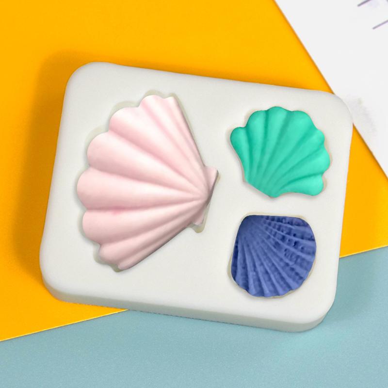 Silikonowa Forma Perłowa Muszla Forma do Pieczenia Cupcake Sugarcraft Narzędzia do Dekorowania Ciast Fondant