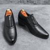Men's British Black White Zip Patent Leather Height Increasing Shoes Men Male Monk Strap Formal Wedding Oxfords Men Dress Shoes