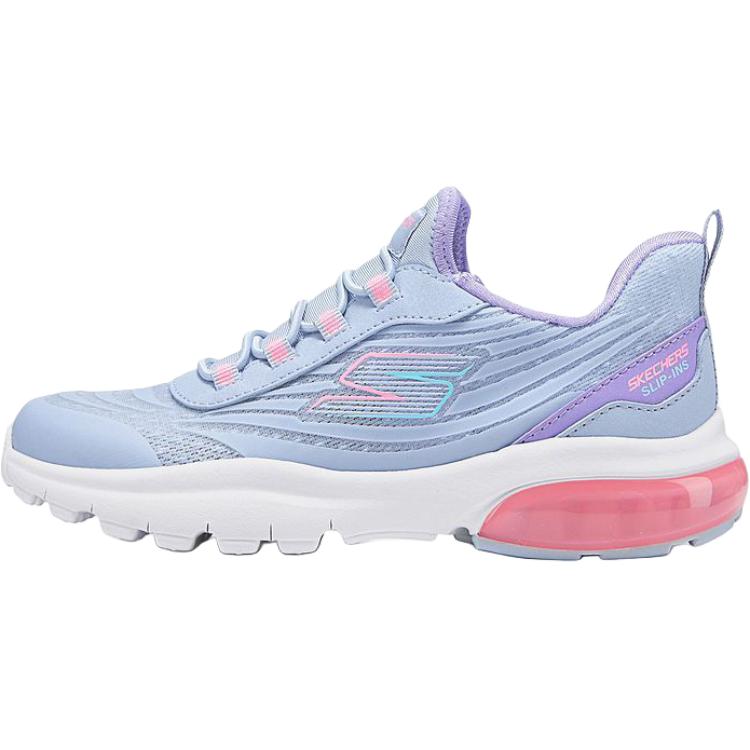 Skechers Детские повседневные кроссовки Удобные Нескользящие Прочные Низкие Детские кроссовки Фиолетовые 303975L-LAV 32