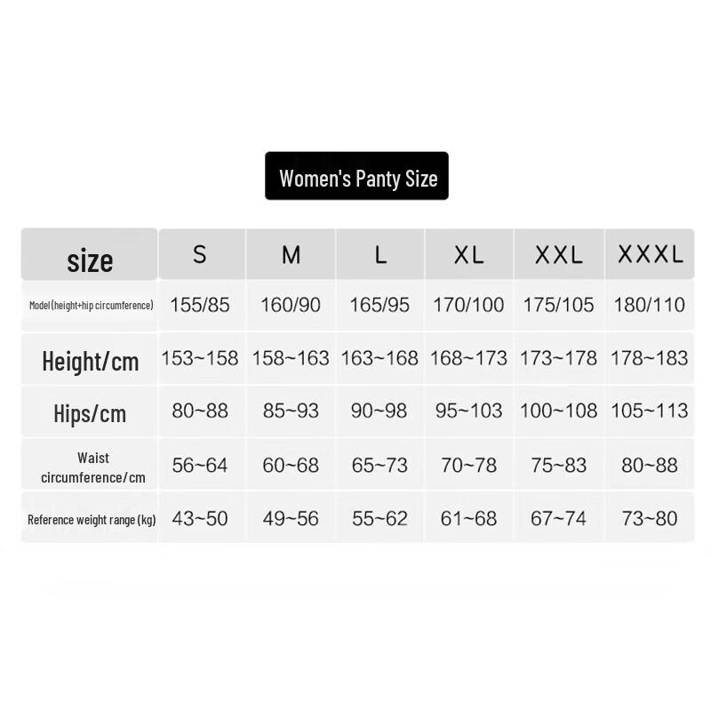 Odifen Women's 60S Modal 5A Antibacterial Seamless Mid-Waist Briefs 3-Pack