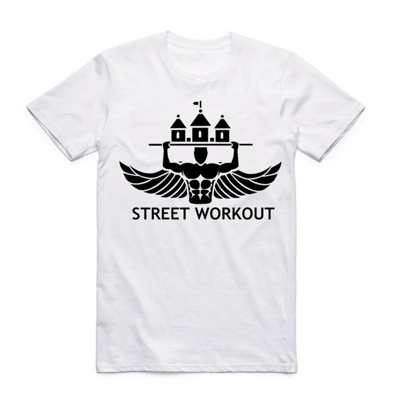 2019 Fashion Men Print Street Workout T-shirt O-Neck Short Sleeves Summer Breathable Fitness Bar Brothers Homme Top Tee T Shirt