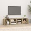 819443 vidaXL TV Units 2 Pcs Sonoma Oak 80x31.5x36 Cm Engineered Wood