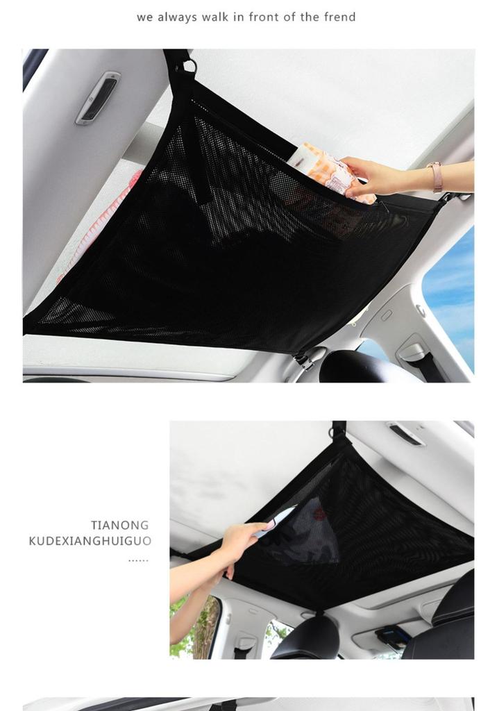 Adjustable Double-Layer Roof Storage Net for SUVs and Tents