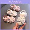 Girl Baby Summer Sandals With Nonslip Sole And Butterfly Bow For Toddler First Steps