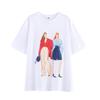 Jnleaog Autumn New Women's Clothing Fashion Style Stylish Fashion Girl Print T-shirt