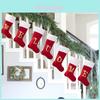 High Quality Red Velvet Christmas Stockings Personalized With Letters For Family Gifts