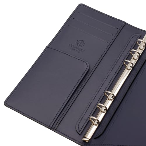 CCOMPANY LIMITED Planner, Made In Japan, A5 Size, Bible Size, Bible Slim Size, with Pen Holder, Turner 2 Second (Bible Slim Size, Navy)