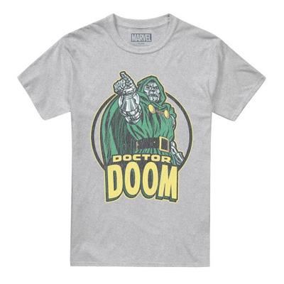 Doctor Doom Unisex Adult Points Retro T-Shirt