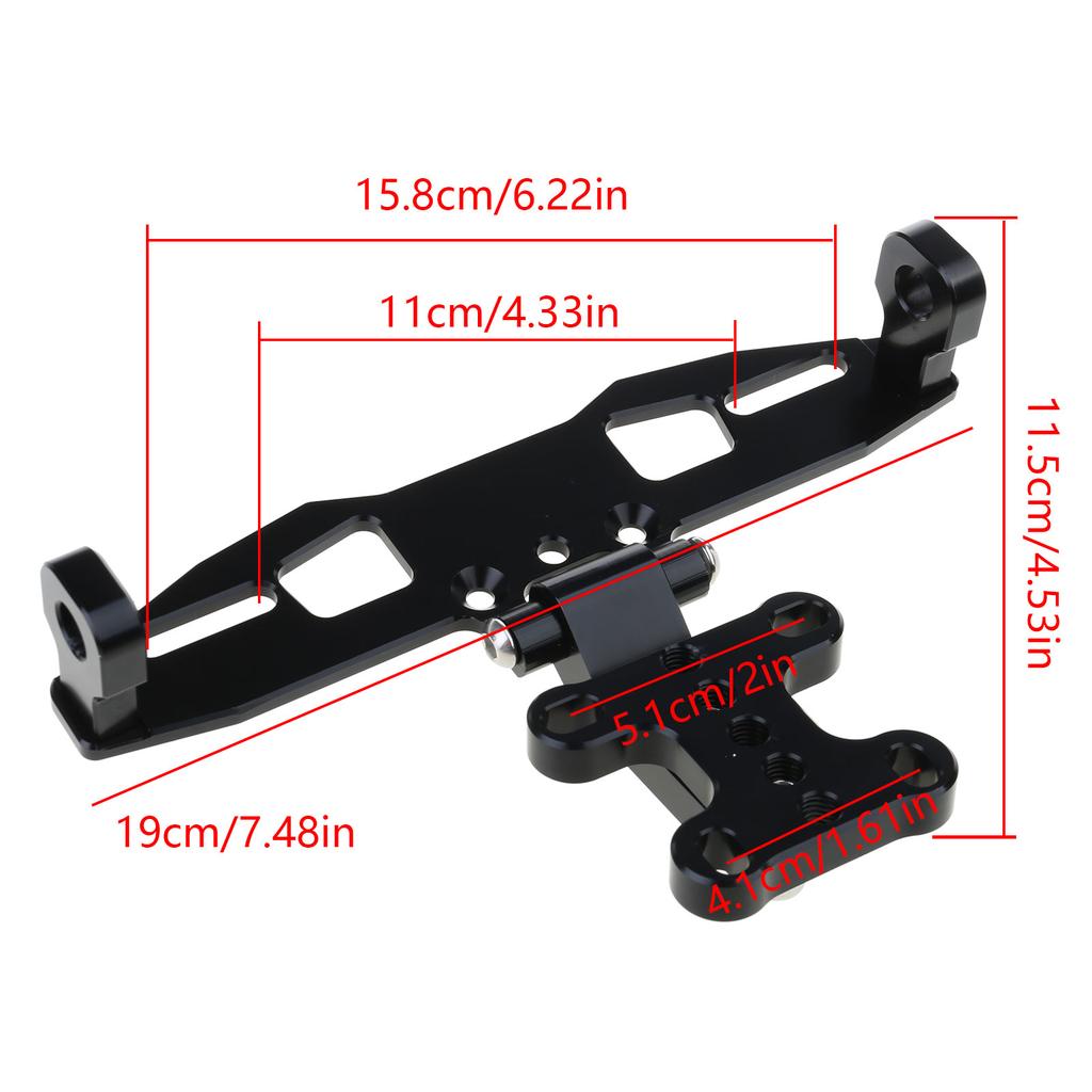 Adjustable Motorcycles License Plate Holder Bracket with Light Fit for TFX150 M-slaL150 Motorbike Accessories