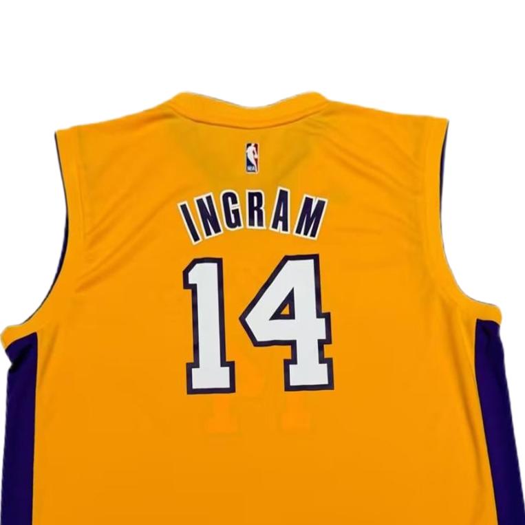 Adidas NBA Ingram Lakers 14 Jersey Sleeveless Fashion Unisex Tops 7818A-329-AEB3267