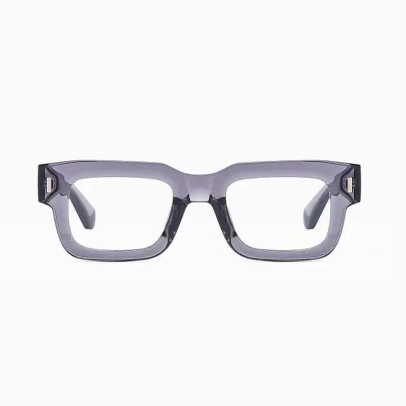 Retro Square Light Eyeglass Frame Women Men Transparent Unisex Glasses For Female Male