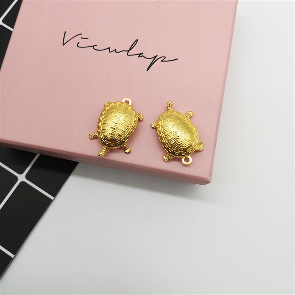 Legierung Schildkrötenanhänger Niedlich Exquisit Tierförmiger Anhänger Dekoration für Halskette Armband